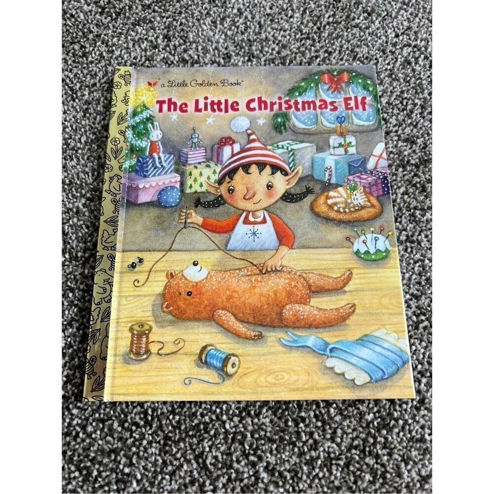 A LITTLE GOLDEN BOOK -The Little Christmas Elf- by Nikki Shannon Smith 2011